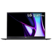 Portable de 16 po à écran DELO de LG - Noir volcanique (Core Ultra7 155H d'Intel/SSD 512 Go/RAM 16 Go)