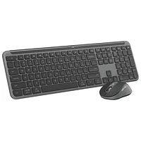 Ensemble avec clavier pleine grandeur et souris optique sans fil MK955 Signature Slim de Logitech - Anglais