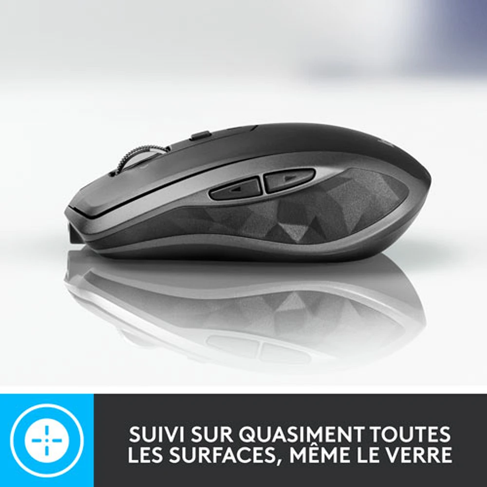 Souris Darkfield Bluetooth MX Anywhere 2S de Logitech - Graphite