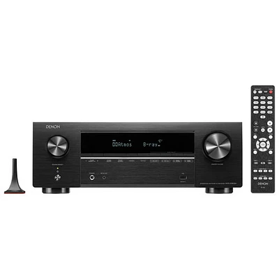 Récepteur AV 8K 7.2 canaux Dolby Atmos AVR-X1800H de Denon