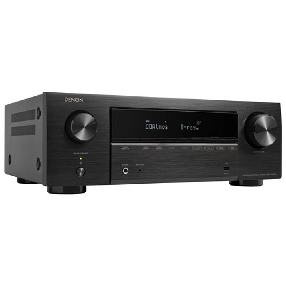 Récepteur AV 8K 7.2 canaux Dolby Atmos AVR-X1800H de Denon