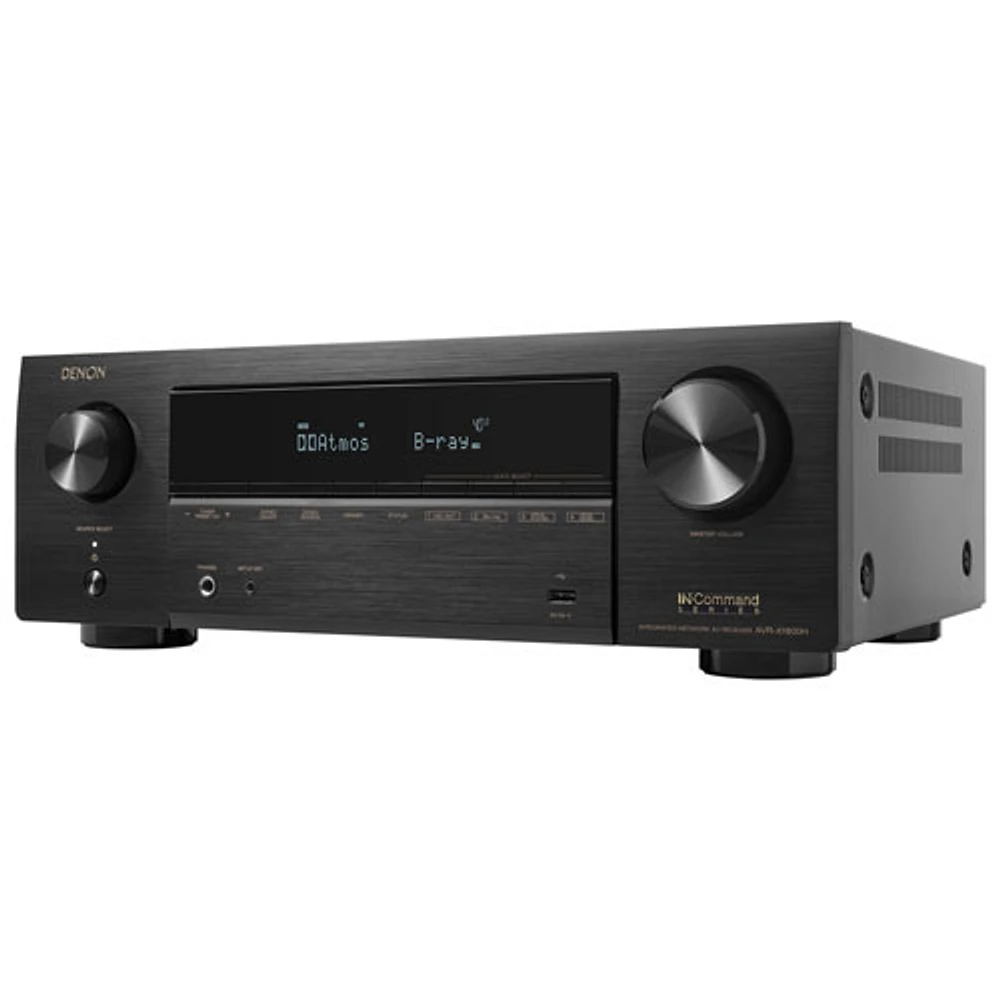 Récepteur AV 8K 7.2 canaux Dolby Atmos AVR-X1800H de Denon