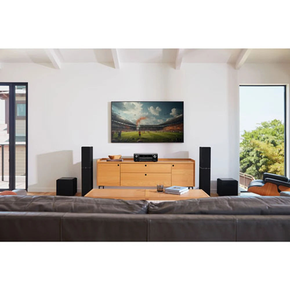 Récepteur AV 8K 7.2 canaux Dolby Atmos AVR-X1800H de Denon