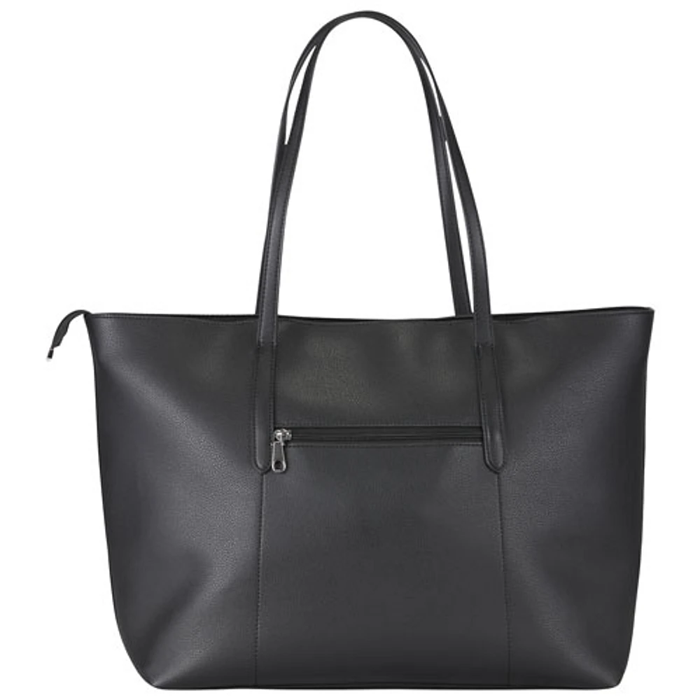 Sac griffé uni Portos de Bugatti pour portable de 14,1 po - Noir