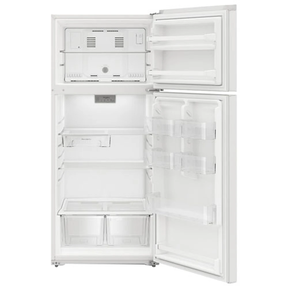 Whirlpool 29" 16.3 Cu. Ft. Top Freezer Refrigerator (WRTX5328PW) - White