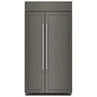 KitchenAid 42" 25.5 Cu. Ft. Side-By-Side Refrigerator (KBSN702MPA) - Panel Ready