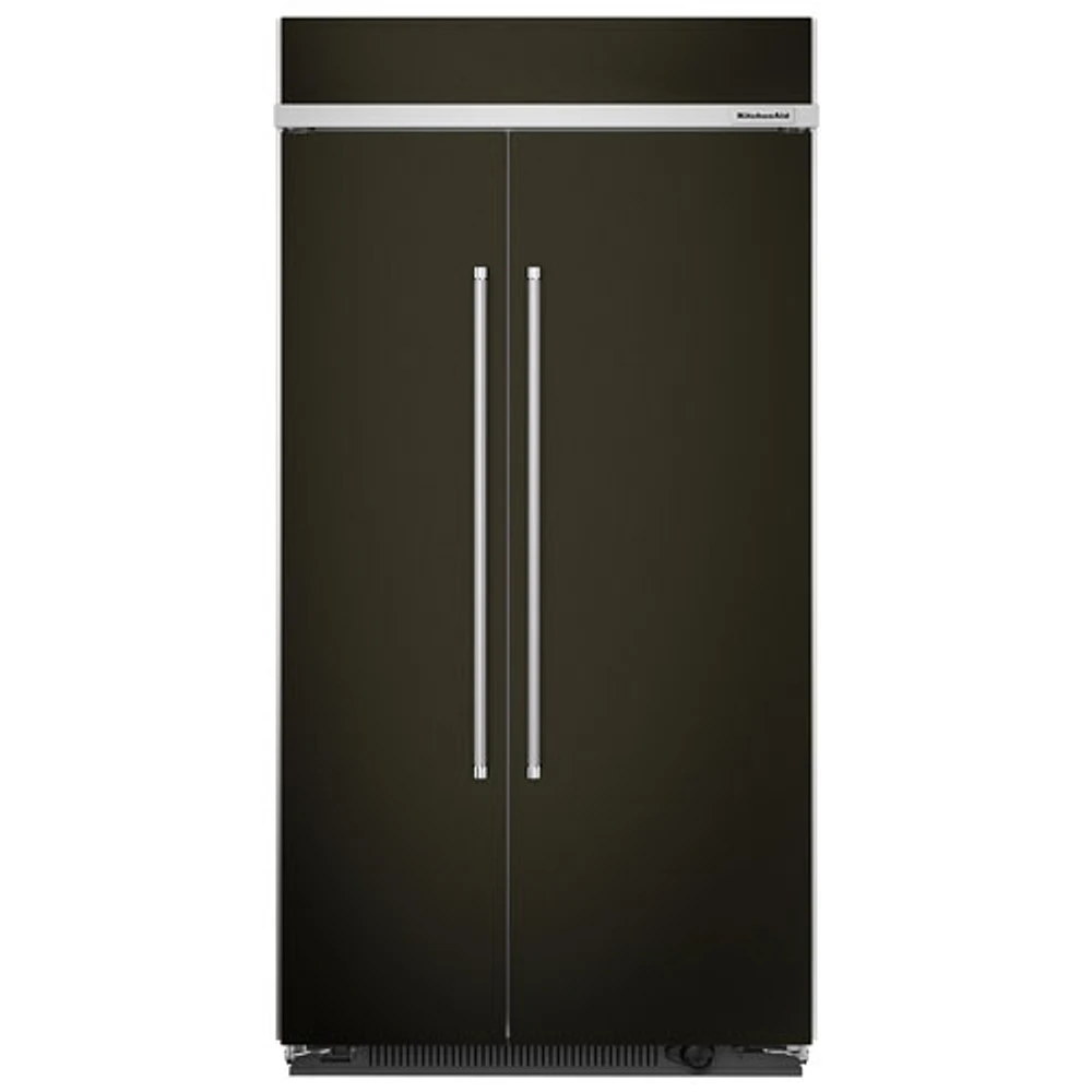 KitchenAid 42" 25.5 Cu. Ft. Side-By-Side Refrigerator (KBSN702MBS) - PrintShield Stainless Steel