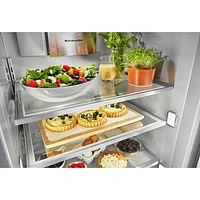 KitchenAid 42" 25.5 Cu. Ft. Side-By-Side Refrigerator (KBSN702MBS) - PrintShield Stainless Steel