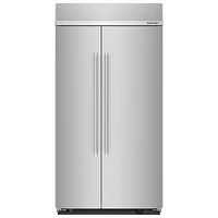 KitchenAid 42" 25.5 Cu. Ft. Side-By-Side Refrigerator (KBSN702MPS) - Stainless Steel