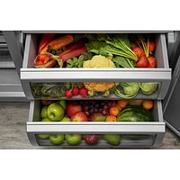 KitchenAid 42" 25.5 Cu. Ft. Side-By-Side Refrigerator (KBSN702MPS) - Stainless Steel