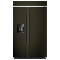 Kitchenaid 48" 29.4 Cu. Ft. Side-By-Side Refrigerator with Water & Ice Dispenser (KBSD708MBS) - Stainless Steel