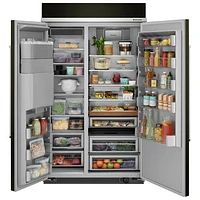 Kitchenaid 48" 29.4 Cu. Ft. Side-By-Side Refrigerator with Water & Ice Dispenser (KBSD708MBS) - Stainless Steel