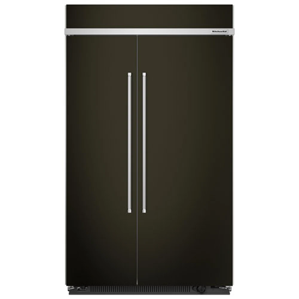 KitchenAid 33" 30 Cu. Ft. Side-By-Side Refrigerator (KBSN708MBS) - PrintShield Stainless Steel