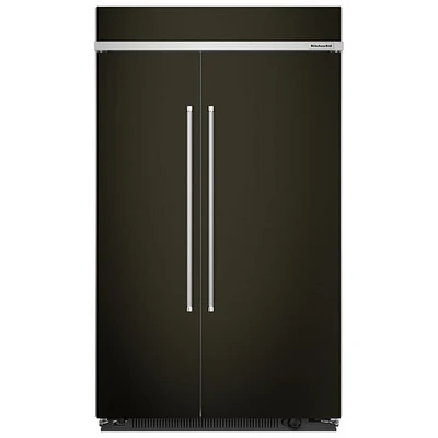 KitchenAid 33" 30 Cu. Ft. Side-By-Side Refrigerator (KBSN708MBS) - PrintShield Stainless Steel