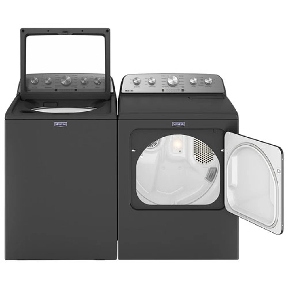 Whirlpool 7.0 Cu. Ft. Electric Steam Dryer (YMED5430PBK) - Volcano Black