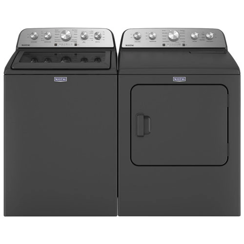 Whirlpool 7.0 Cu. Ft. Electric Steam Dryer (YMED5430PBK) - Volcano Black