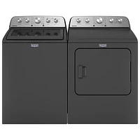 Whirlpool 7.0 Cu. Ft. Electric Steam Dryer (YMED5430PBK) - Volcano Black