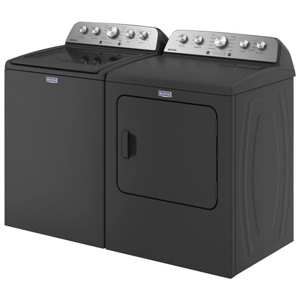 Whirlpool 7.0 Cu. Ft. Electric Steam Dryer (YMED5430PBK) - Volcano Black