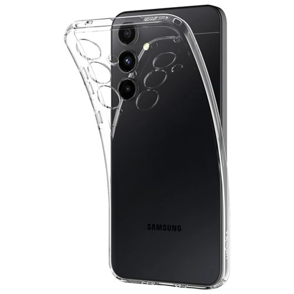 Spigen Crystal Flex Fitted Soft Shell Case for Galaxy A35 - Crystal Clear