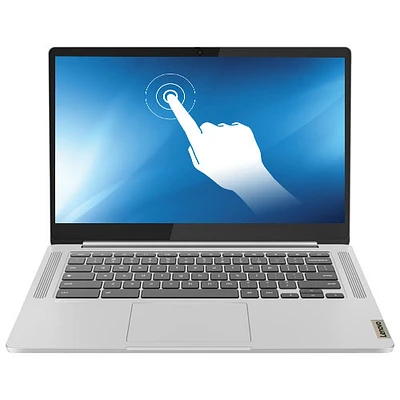 Lenovo IdeaPad Slim 3 14" Touchscreen Chromebook - Cloud Grey (MediaTek Kompanio 520/128GB SSD/8GB RAM)