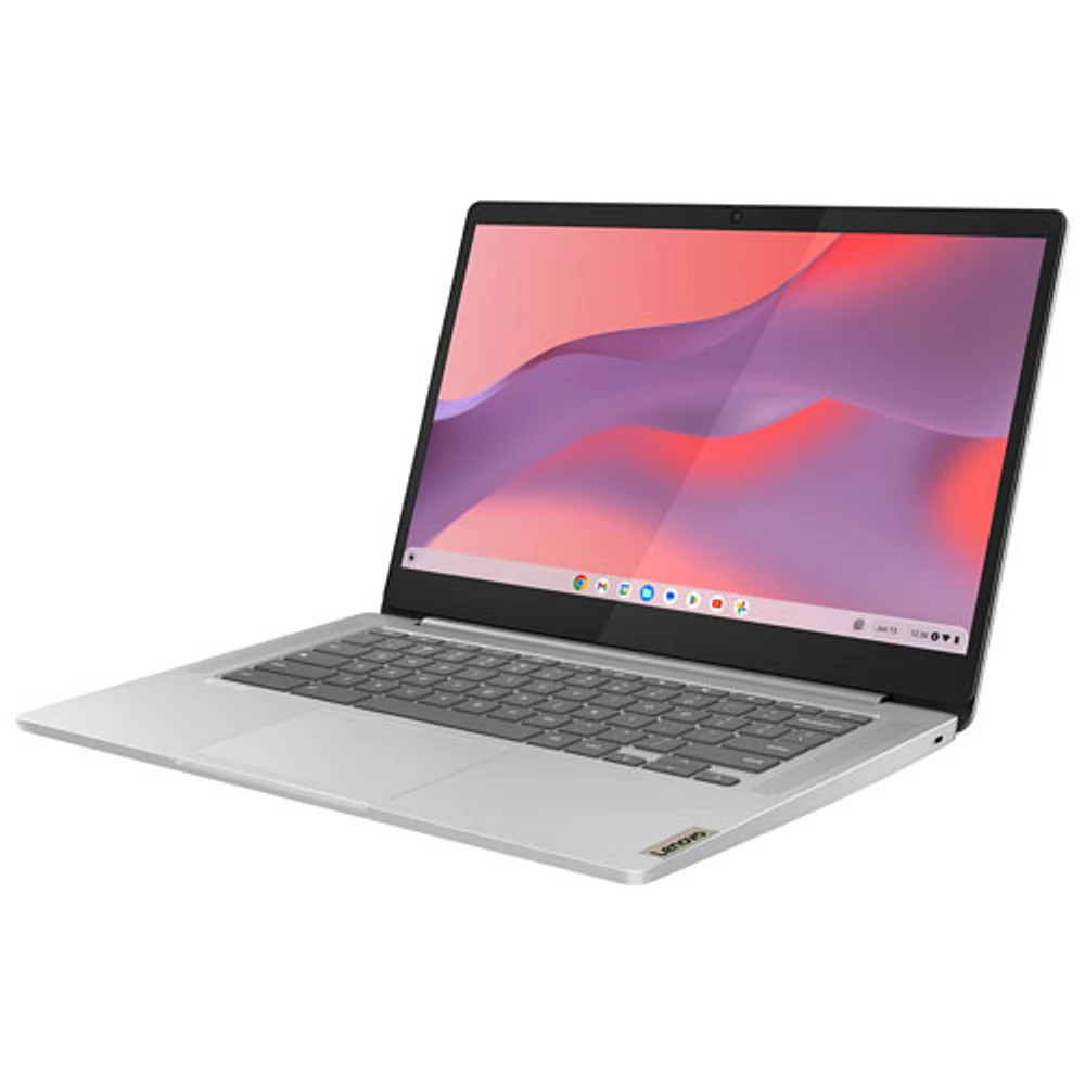 Lenovo IdeaPad Slim 3 14" Touchscreen Chromebook - Cloud Grey (MediaTek Kompanio 520/128GB eMMC/8GB RAM)