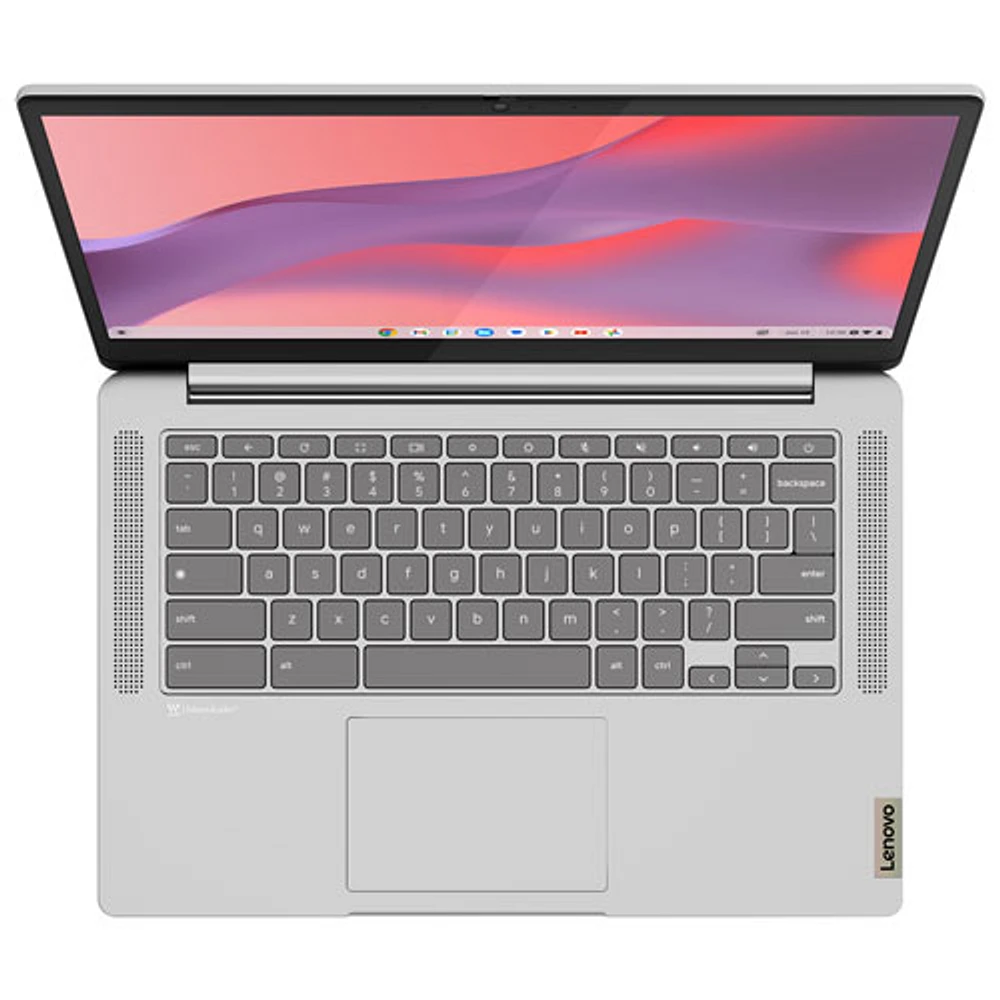 Lenovo IdeaPad Slim 3 14" Touchscreen Chromebook - Cloud Grey (MediaTek Kompanio 520/128GB eMMC/8GB RAM)