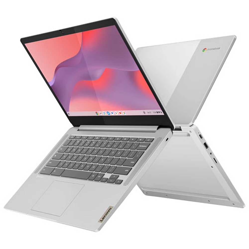 Lenovo IdeaPad Slim 3 14" Touchscreen Chromebook - Cloud Grey (MediaTek Kompanio 520/128GB eMMC/8GB RAM)