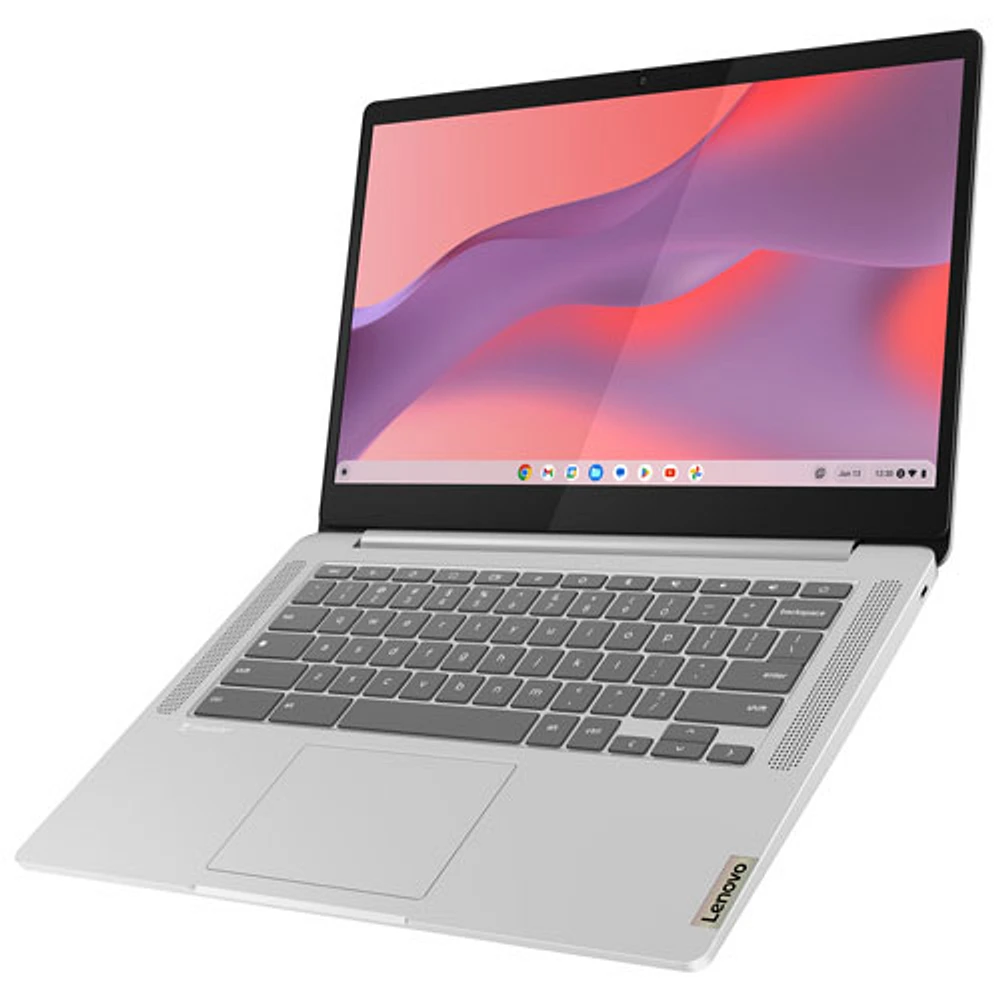 Lenovo IdeaPad Slim 3 14" Touchscreen Chromebook - Cloud Grey (MediaTek Kompanio 520/128GB eMMC/8GB RAM)