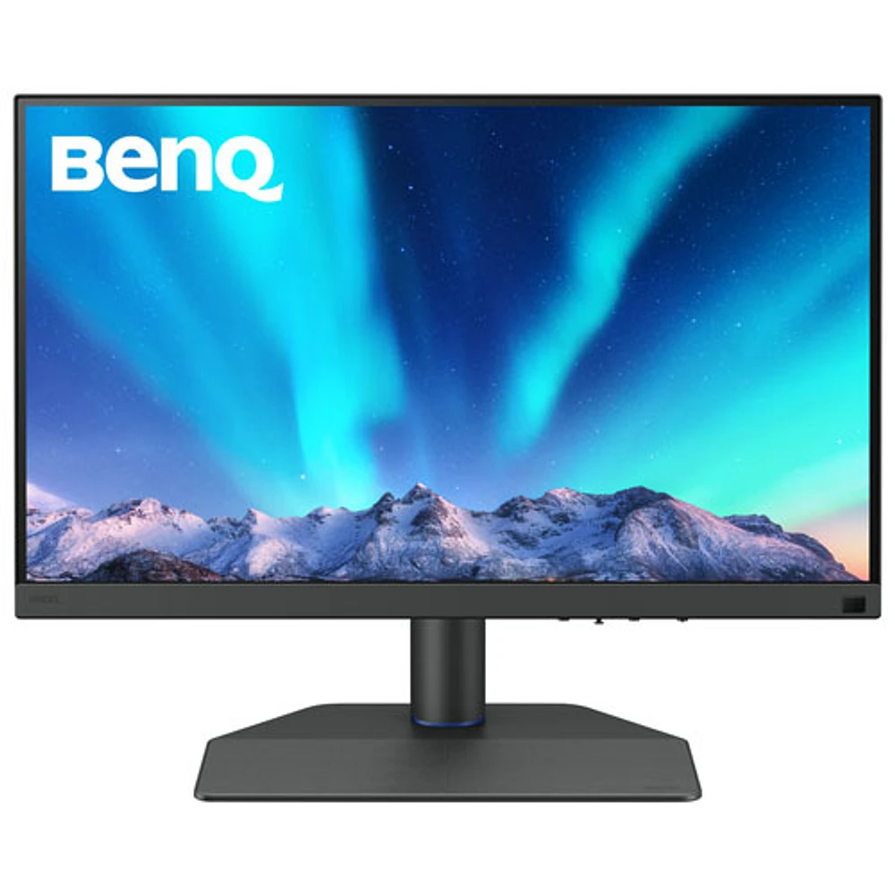 Moniteur ACL IPS UHD 4K 60 Hz GTG 5 ms de 27 po Creator PhotoVue de BenQ (SW272U) - Gris métallique