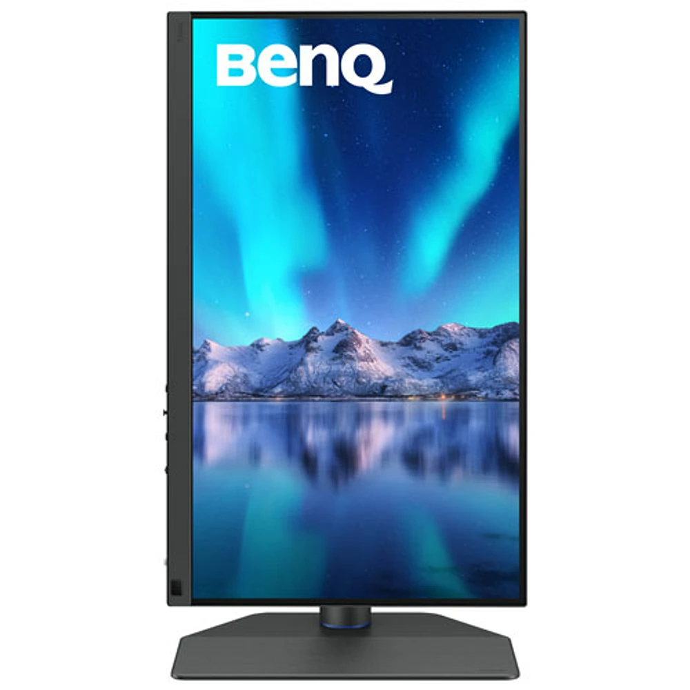 Moniteur ACL IPS UHD 4K 60 Hz GTG 5 ms de 27 po Creator PhotoVue de BenQ (SW272U) - Gris métallique