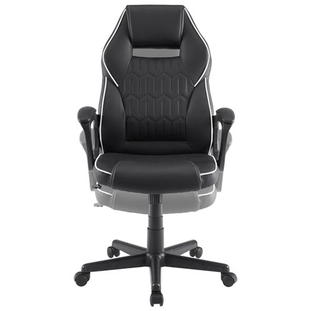 Insignia PU Leather Gaming Chair - Black - Only at Best Buy