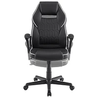 Insignia PU Leather Gaming Chair - Black - Only at Best Buy