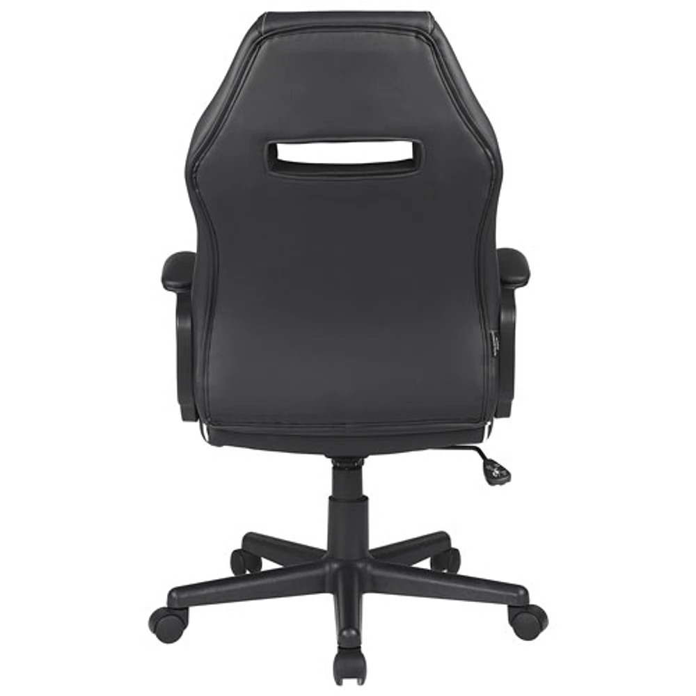 Insignia PU Leather Gaming Chair - Black - Only at Best Buy