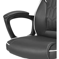 Insignia PU Leather Gaming Chair - Black - Only at Best Buy