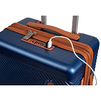 Ensemble de 3 valises rigides extensibles Dream Collection de Champs - Bleu marine