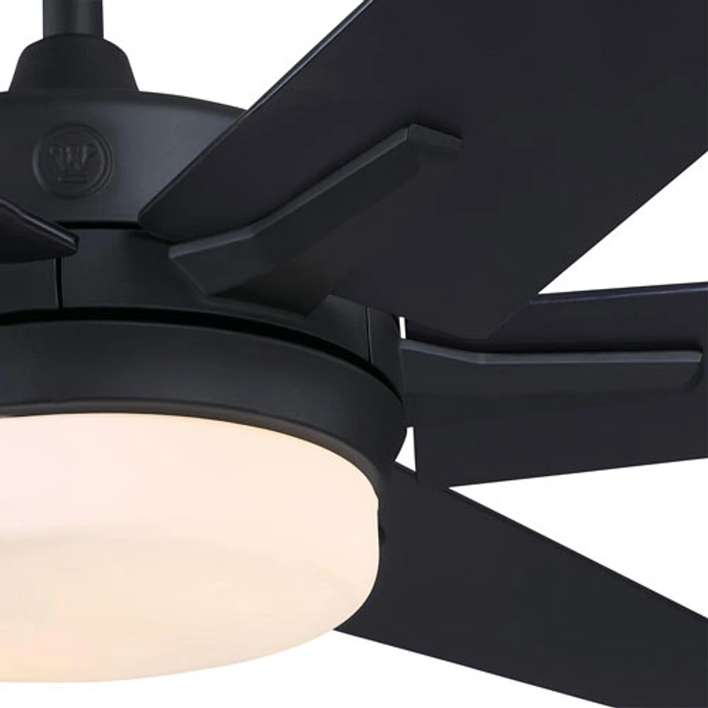 Westinghouse Cayuga 60" Ceiling Fan with LED Light Kit - Black
