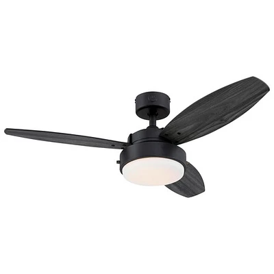 Westinghouse Alloy 42" Ceiling Fan with LED Light Kit - Black