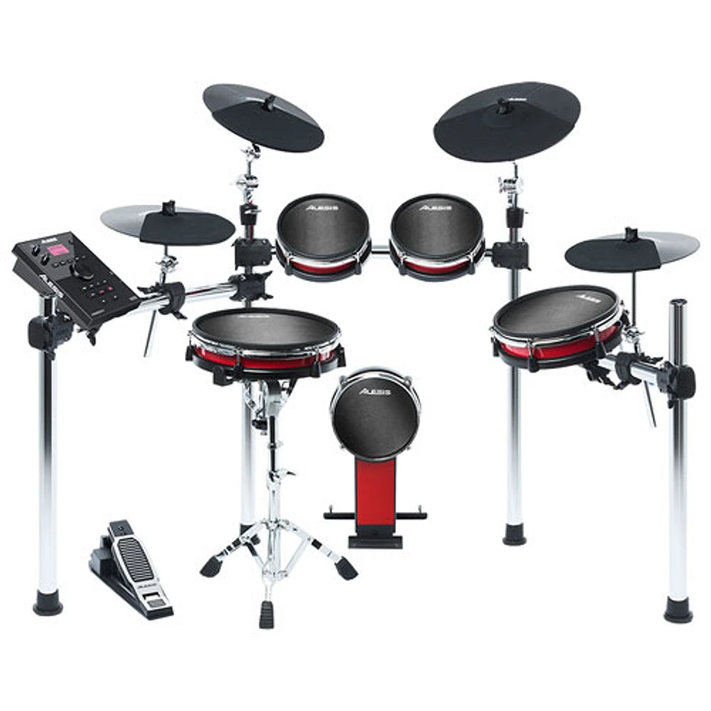 Alesis Crimson II Mesh Electronic Drum Kit - Red