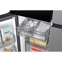 Samsung BESPOKE 36" 22.8 Cu Ft Counter Depth 4-Door French Door Refrigerator w/ See-Thru Showcase Door (RF23DB9700QLAA) -SS