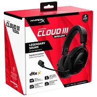 HyperX Cloud III Wireless Gaming Headset - Black