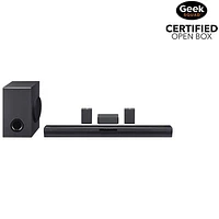 Open Box - LG SQC4R 220-Watt 4.1 Channel Sound Bar with Wireless Subwoofer & Rear Speakers - Only at Best Buy