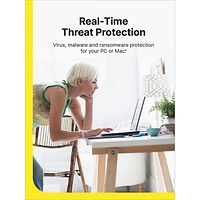 Norton AntiVirus Plus (PC/Mac) - 1 appareil - Stockage infonuagique de 2 Go - Abonnement de 1 an