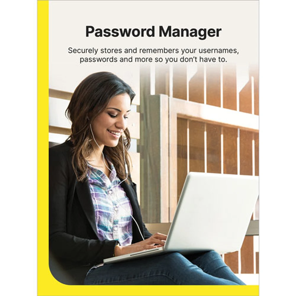 Norton 360 Deluxe (PC/Mac) - 5 Devices - 50GB Cloud Backup - 1 Year Subscription