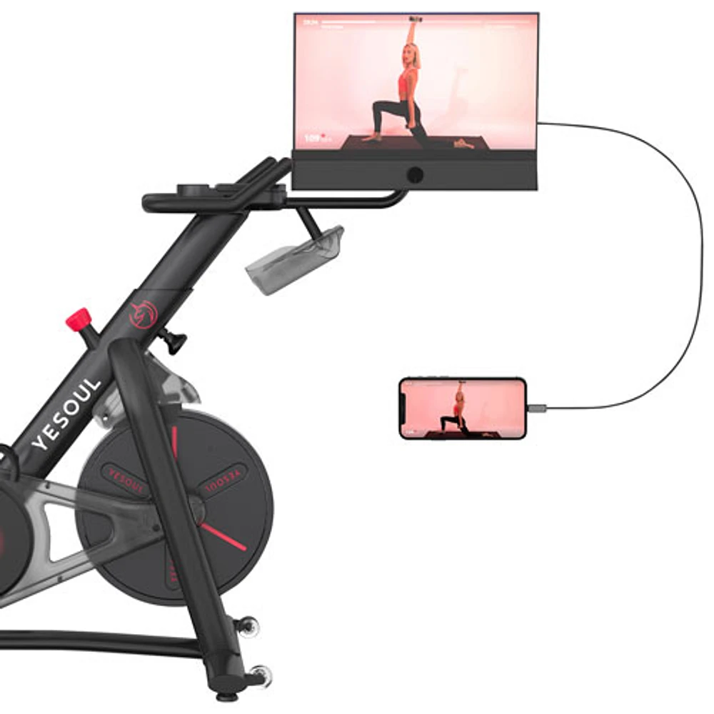 Yesoul G1M PLUS Exercise Bike with 21.5" Smart Screen