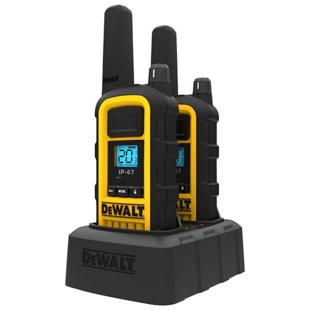 DeWalt Heavy Duty 2-Way Radio (DXFRS800) - 2 Pack