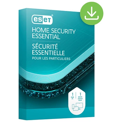 ESET Home Security Essential (PC/Mac) - 1 appareil - 1 an - Téléchargement numérique