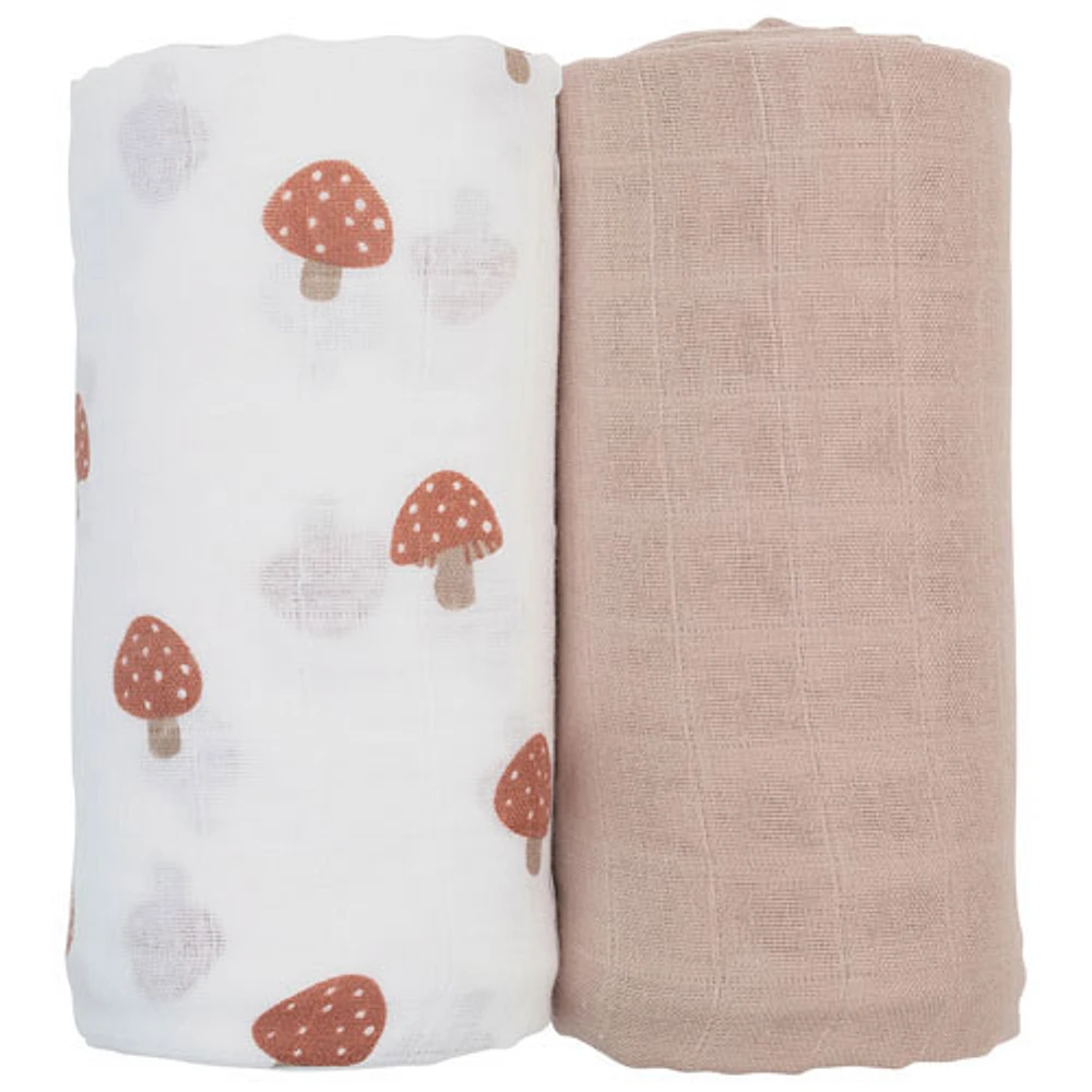 Lulujo Muslin Swaddles - 2 Pack