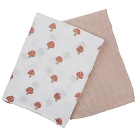 Lulujo Muslin Swaddles - 2 Pack