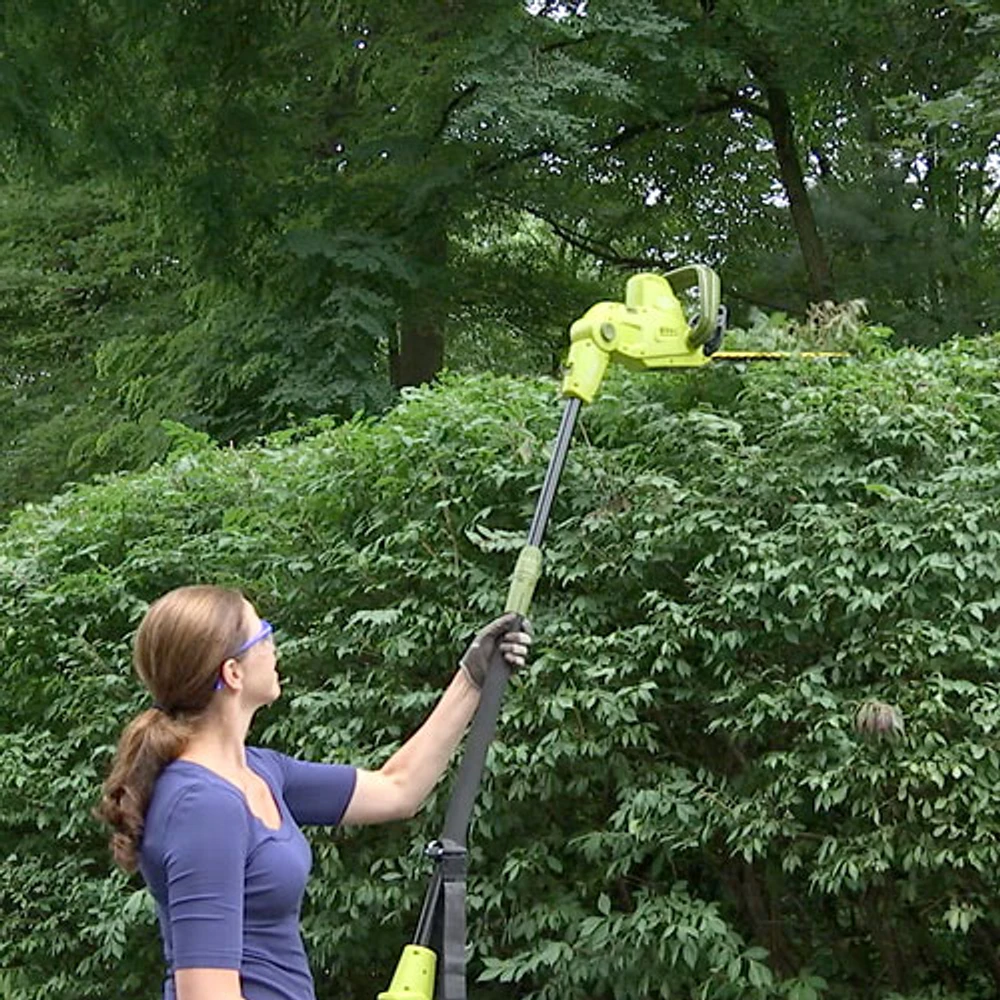 Sun Joe 120V 19" Convertible Electric Pole Hedge Trimmer (SJH904E)