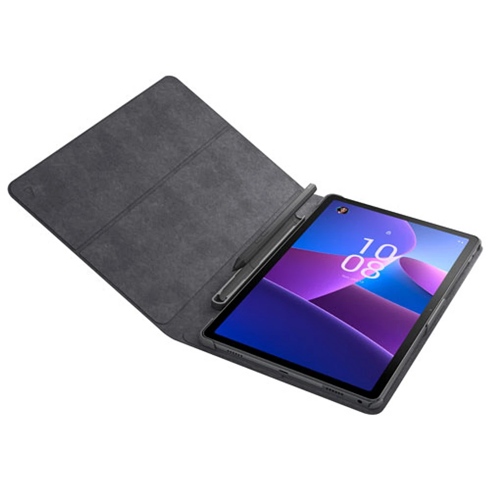 Lenovo Tab M10 10" 64GB Android 12 Tablet with MediaTek Helio G88 8-Core Processor w/ Case - Storm Grey - Only at Best Buy